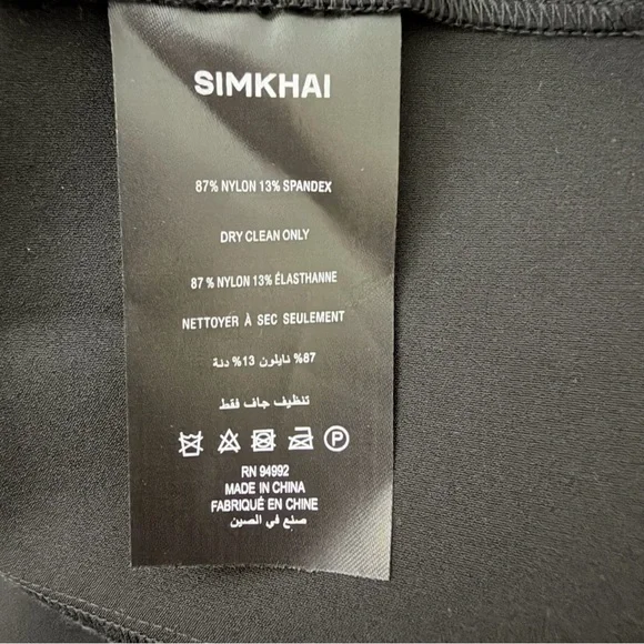 NWT Simkhai Tamera Longsleeve Mini Dress - Picture 11 of 11